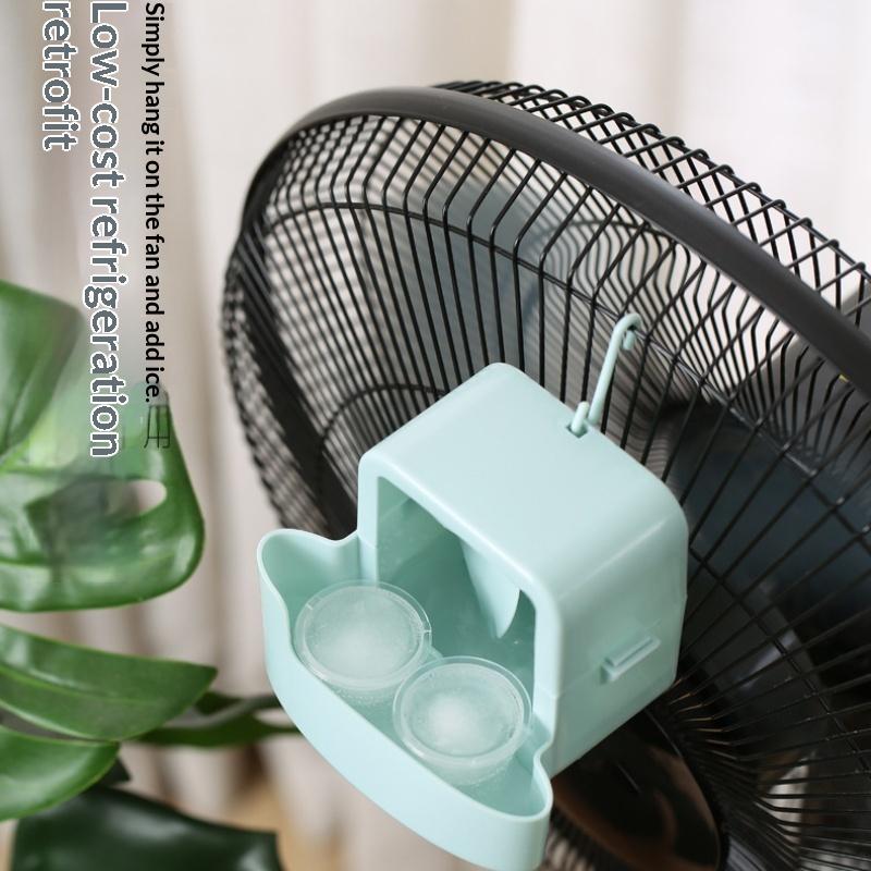 Electric Fan Cooling Storage Box Hanging Fan Cooling Tool With 4 Cup Household Cooling Box Fan Cooler Refrigeration Accessories