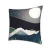 Star Lake Naturlandschaft Kissenbezug Druck Polyester Kissenbezug Dekorative Kissenhülle Bezug Bett Großhandel ''
