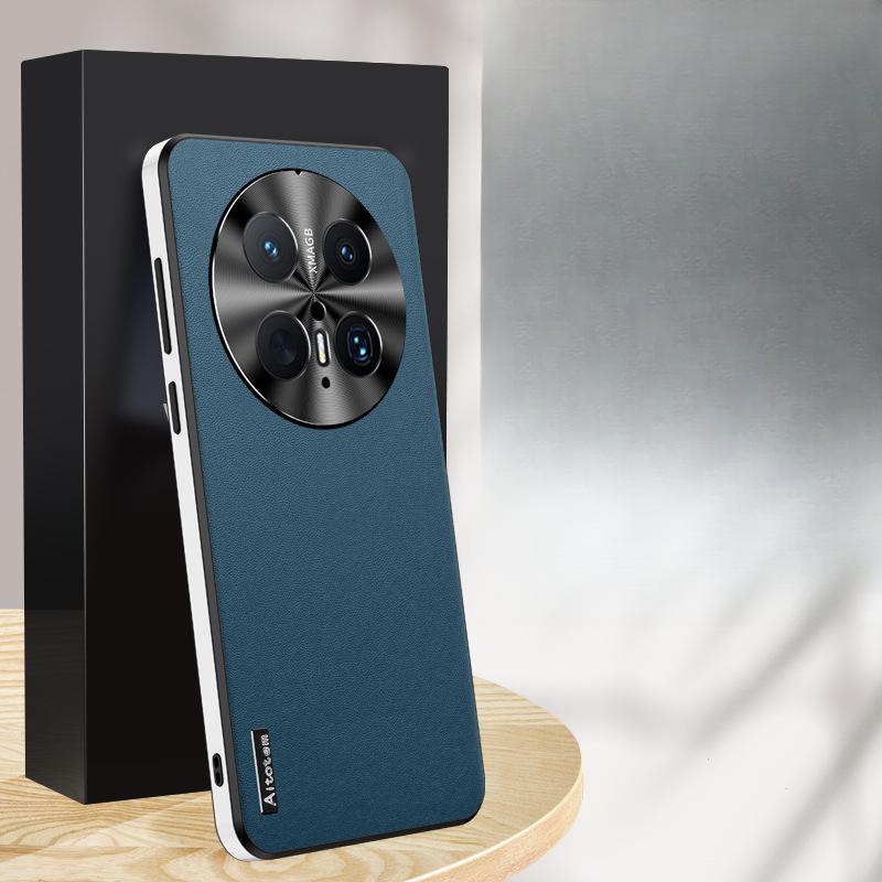 

Подходит для чехла для мобильного телефона Huawei Mate70pro Высококлассный объектив Полностью закрывающий M60 Противоударный 50 Бизнес 40rs Кожаный чехол Huawei Mate 40