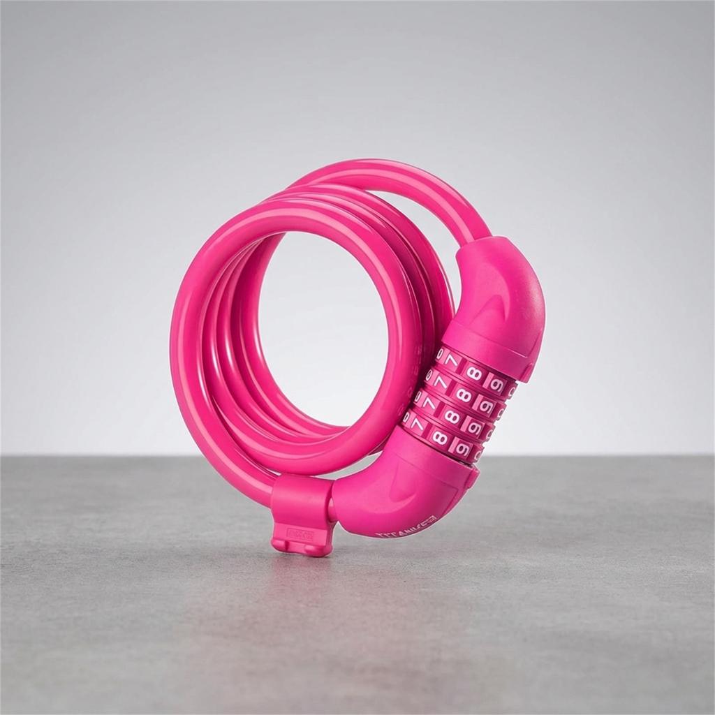 Bike Combination Lock Four Digit Fixed Code Steel Cable Anti Theft Lock For Mountain Bike And Motorcycle