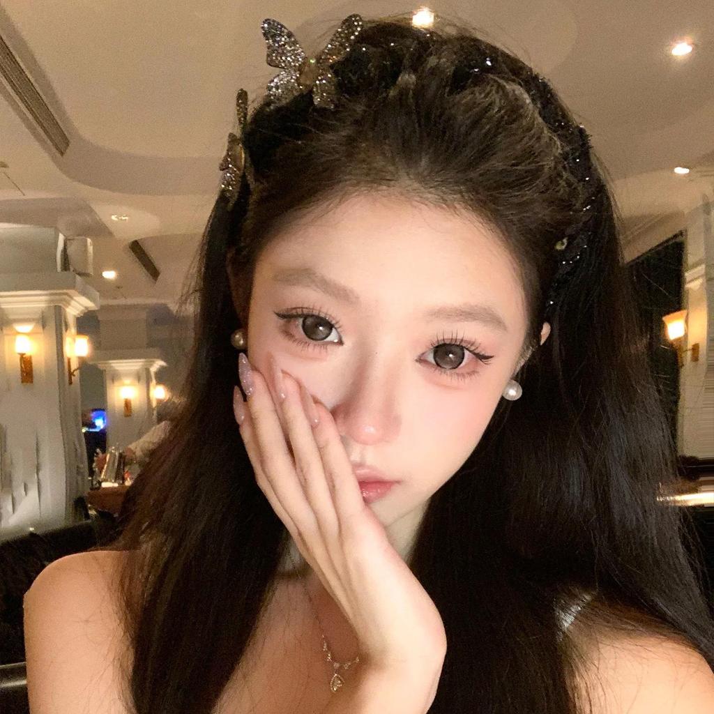 Korean Pearl Rhinestone Non-Slip Headband with Teeth - 2026 High Skull Design