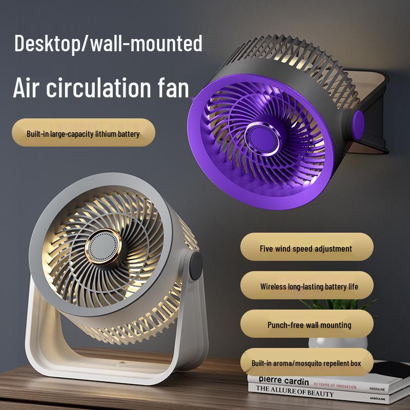 USB Desktop Air Circulation Fan for Home, Office & Student Use