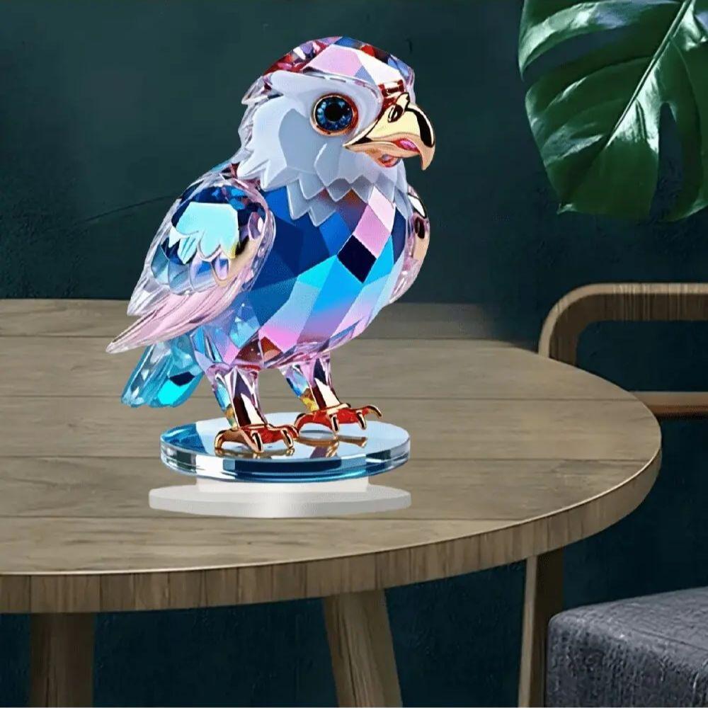 1pcs Cute Crystal Eagle - Animal Theme Desktop Decoration, Suitable for Room, Bedroom, Living Room Decoration