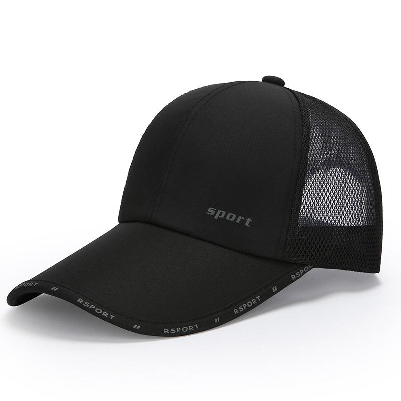 Spring Summer Outdoor Thin Baseball Cap Men's Sunshade Sunscreen Cap Breathable Quick-Drying Cap