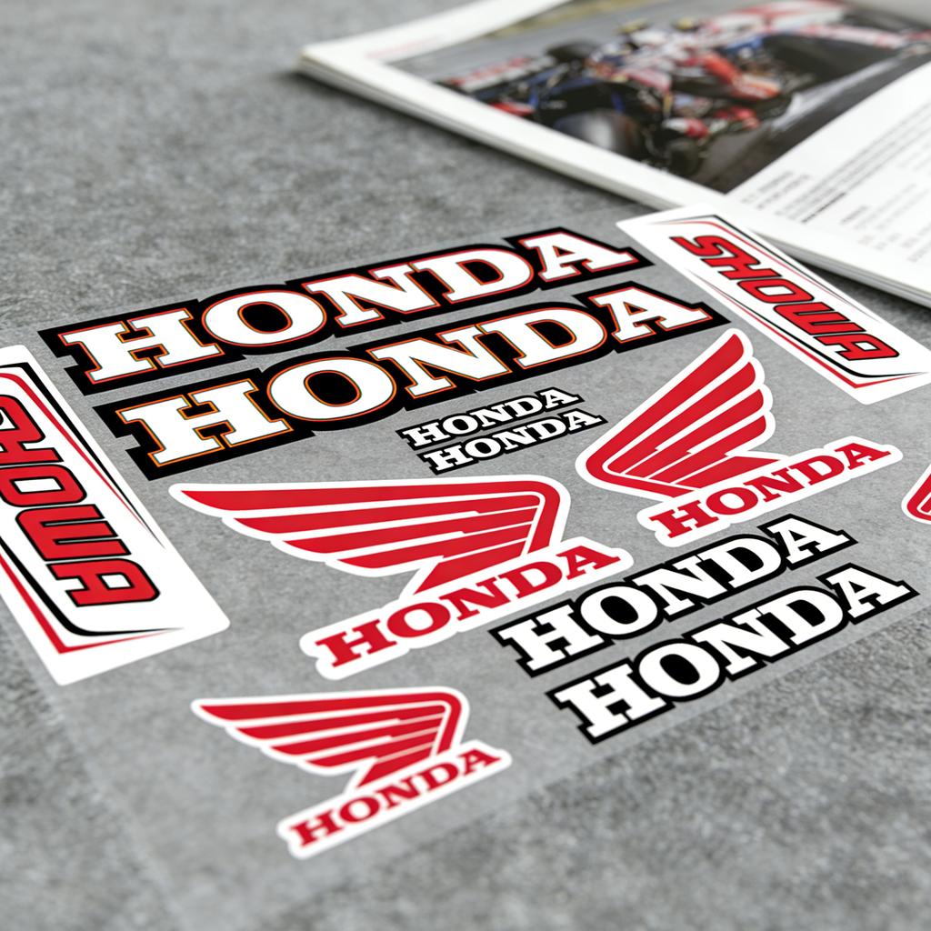 ydcr7 Stickers Moto Sticker Auto Body Bumper for Honda Windows Motorcycle Laptop Walls Vinyl Decal Car Tuning Accessories