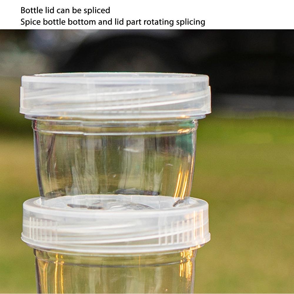 40ml Portable Seasoning Holders PET Spice Dispenser Durable Travel Spice Kits  Outdoor