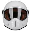 New Motorcycle Racing Full Face Motorbike Riding Helmet Chopper Style Dirt Bike Helm Retro Lightweight Cafe Racer Casque DOT ECE