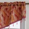 1PC Nuan Series Luxury Jacquard Curtain Head Beads Decorative Window Valance for Living Room Bedroom Home Decor