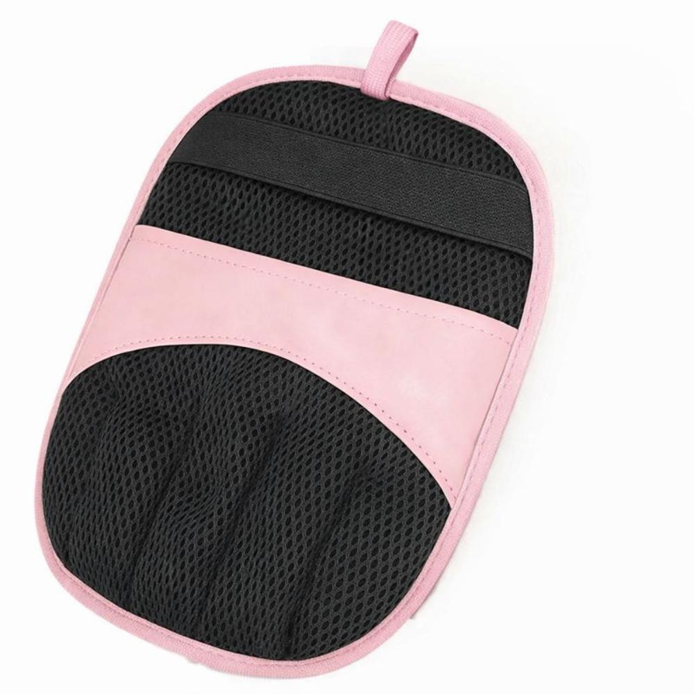

Mesh Surface Pet Static Brush Lint Remover Dog Grooming Glove for Car Interior Clothing розовый