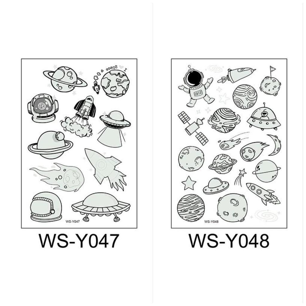 2 Stück Tattoo-Aufkleber, leuchtendes Kind, Kind, temporäre Fake-Tattoos, leuchtende Paste auf Gesicht, Arm, Bein für Kinder, Körperkunst, Meerjungfrau-Aufkleber