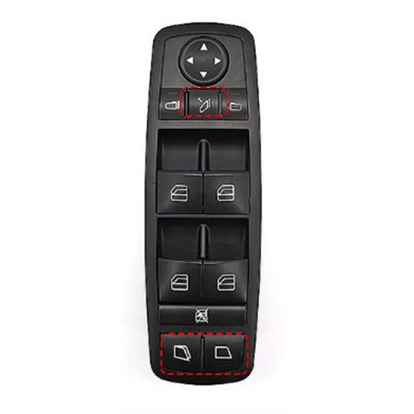 Left-Hand Drive Mercedes-Benz W251 W164 Window Switch Control Panel (2518300390) None