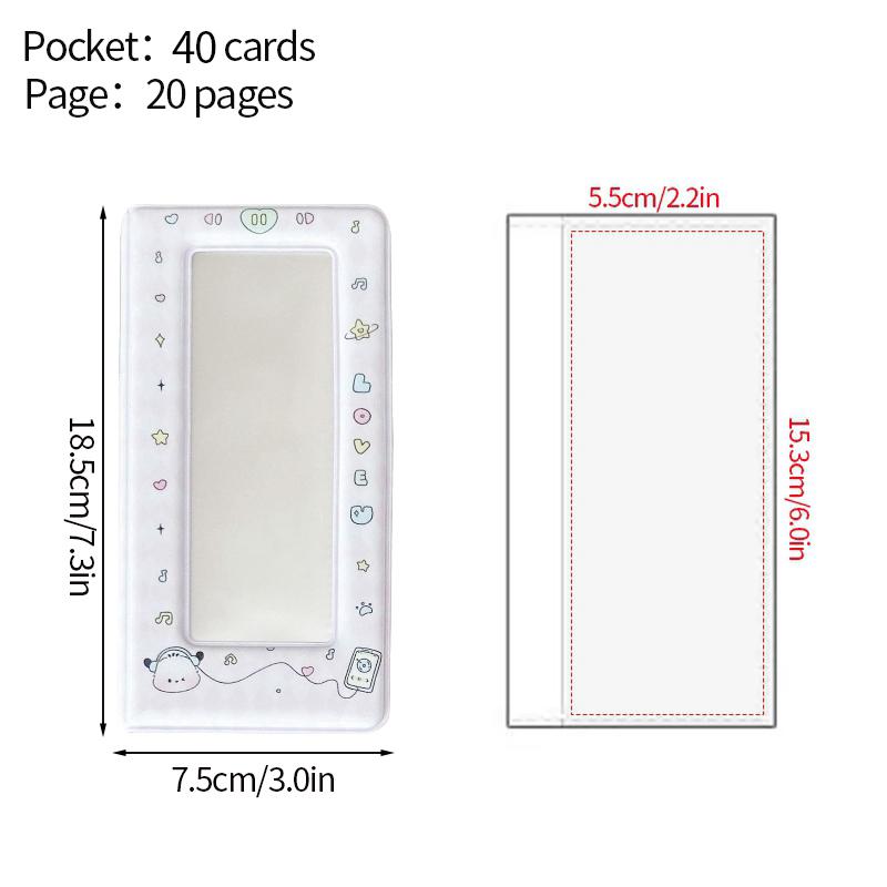36 Pockets Photocard Binder Photo Album Colorful Four-Grid Photo Storage Book Star Photo Booth Frames Kpop Card Collection Book