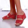 Fashion Summer Women Shoes Sandals Non-Slip Women Shoe Slip On Women's Sandals Wedge Sandals Ladies Retro Footwear Slippers Women