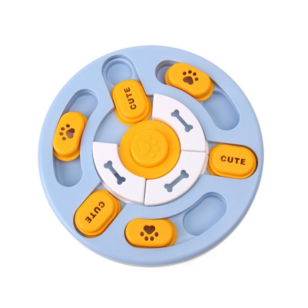 Rotating Dog Puzzle Toy Anti Choking Pet Leakage Tray Funny Pet Slow Food Bowl  Cat