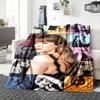 Taylor Swift Pop Art Collage Deken Zachte Plaid voor Huis Slaapkamer Bed Bank Reizen Kantoor Effen Kerstdeken