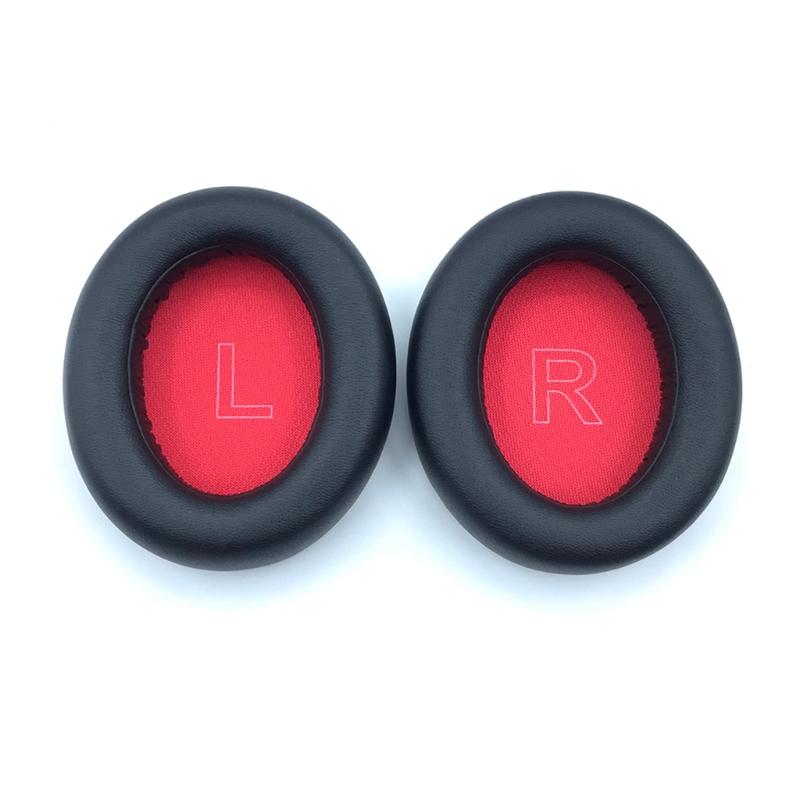 

2 Pieces Replacement Ear Pads Memory Foam Ear Sponge Covers for Life Q10 Ear Cushion Cover красный