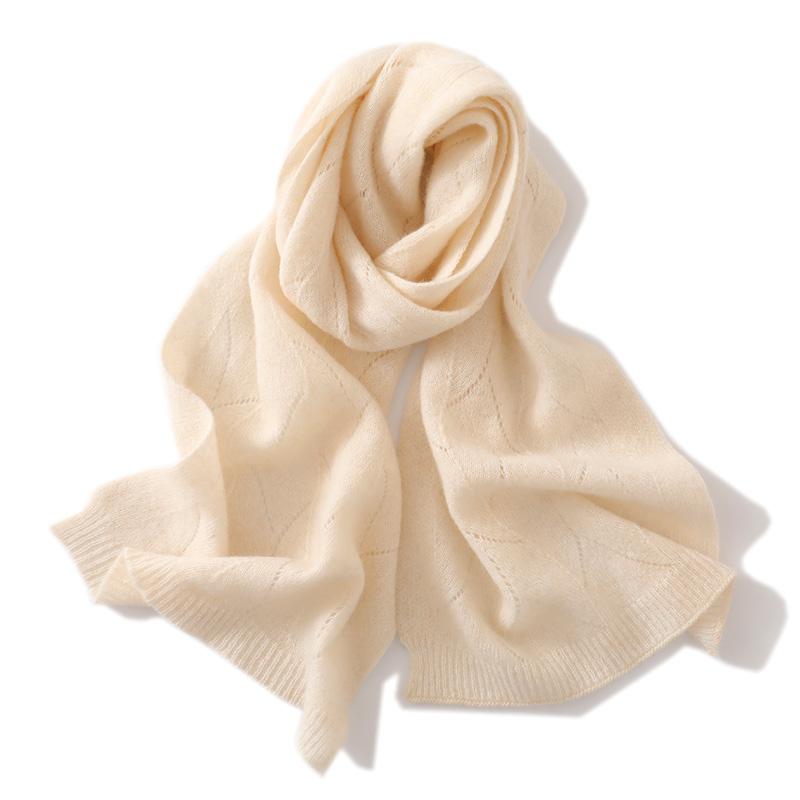Winter Women Scarf Warm Shawls and Wraps Lady Solid Female Hijab Wool Pashmina Foulard Knit Scarves