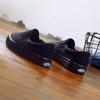 Fashion Autumn Women's Black Canvas Slip-On Shoes Low Top Flat Comfort Work Casual Sneakers for Daily Walking Breathable Sneakers Women