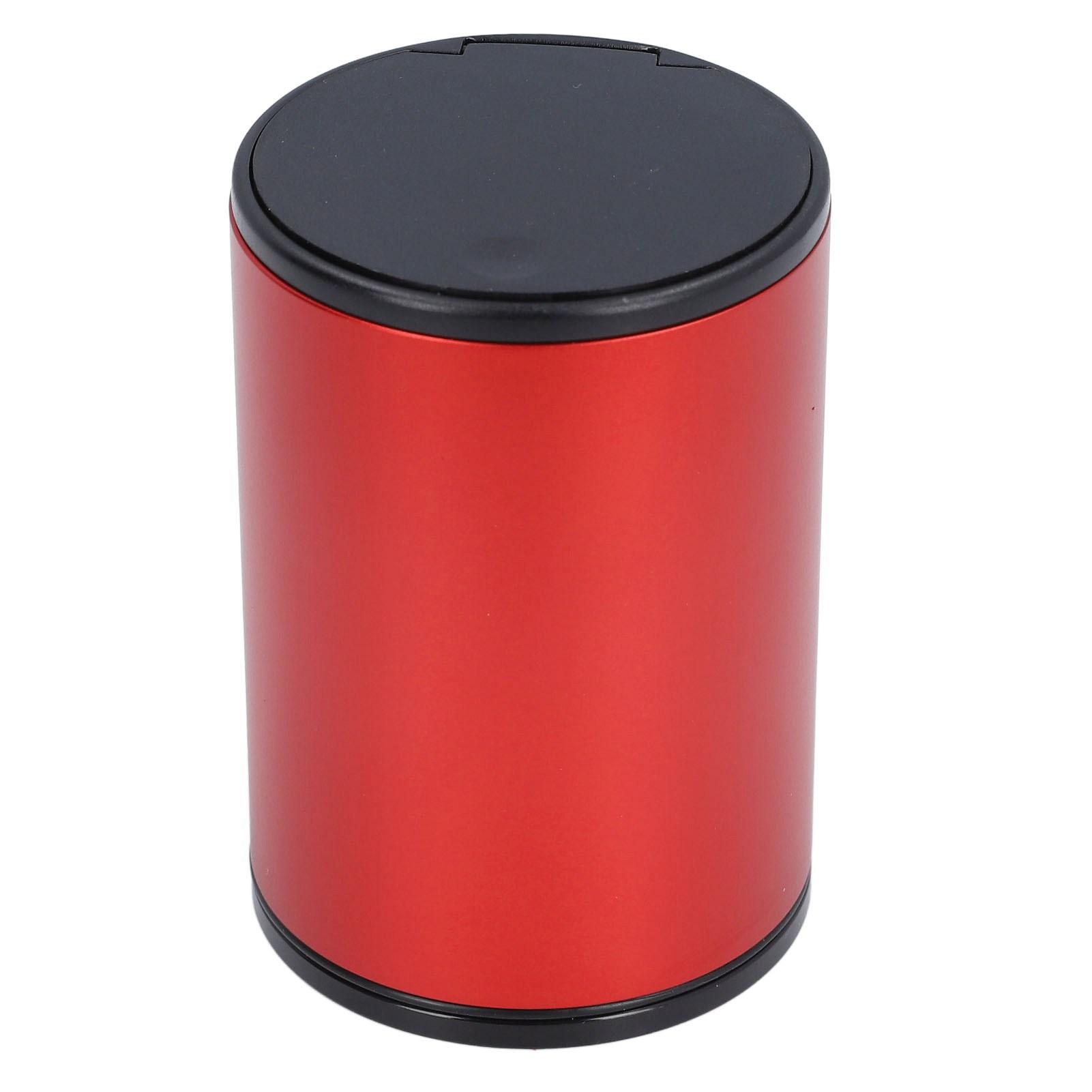 

Мини Пресс Мусорное Ведро Автомобиль Алюминиевый Сплав Контейнер для Мусора Пепельница Автоаксессуары красный