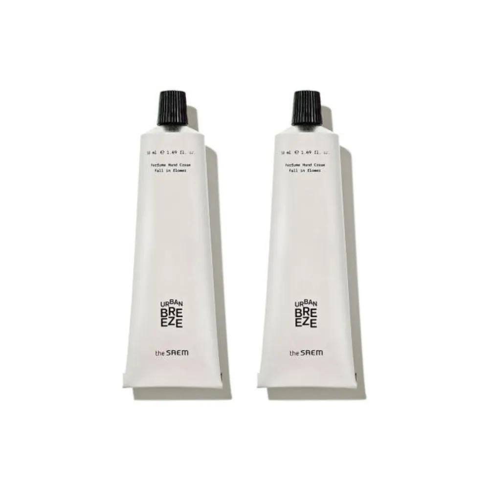 The Saem Urban Breeze Perfume Moisturizing Hand Cream 50ml Fall in Flower x 2