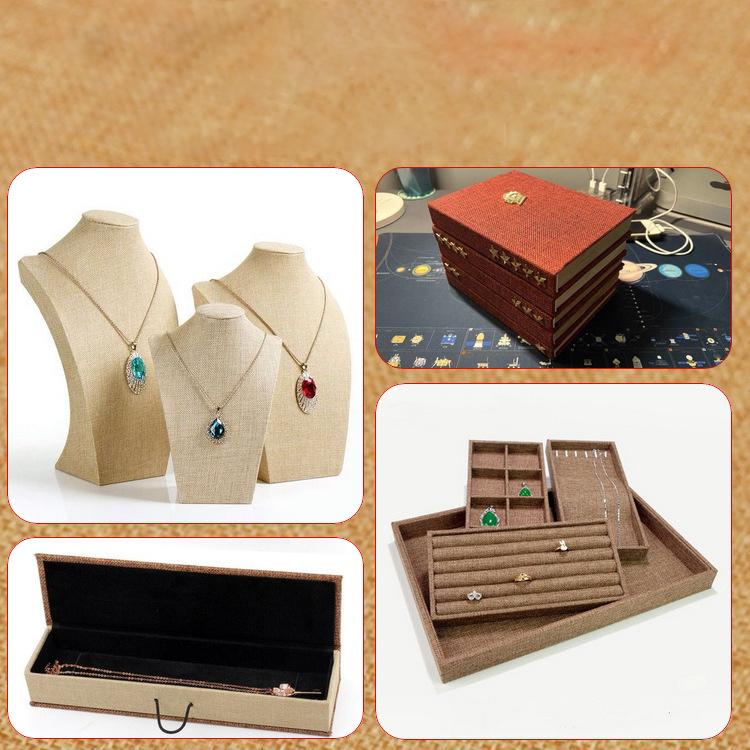 Selbstklebende Leinenstofftapete Abnehmbarer Hanfstoff zur Dekoration DIY Vintage Buchleinen Hintergrund Klebriger Jute für Basteln & Fotoautomat