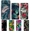 Vintage Banana Leaf Flower Phone Case For Google Pixel 8 7 6 Pro 6A 7A 5G Soft Silicone Shockproof TPU Black Cover Fundas