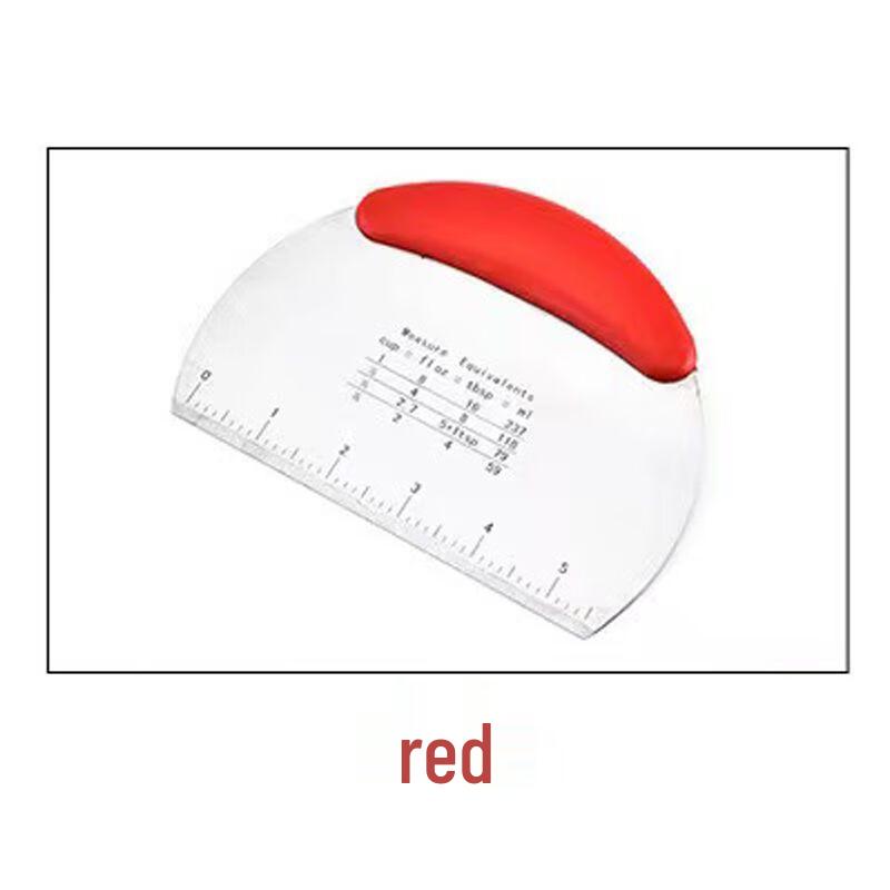 Stainless Steel Dough Scraper & Cutter Set with Scale