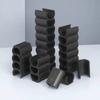 25Pcs U-Shaped Chair Foot Cover Plastic Furniture Foot Pads for Chairs Tables Trampolines Anti-Slip Noise Reduction Floor