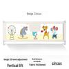 3-Sided Baby Bed Guardrail with Vertical Lifting for Safety & Anti-Collision