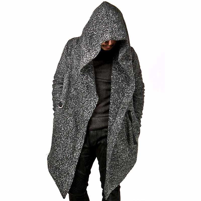 Hombre primavera otoño principios invierno moda rompevientos bolsillo  mantener caliente bloqueado cortavientos casual color sólido conciso  popular asimétrico top abrigo comprar a buen precio — entrega gratuita,  reseñas reales con fotos — Joom