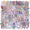 Cute Elf Series Waterproof Graffiti Stickers - 50 Sheets for Phone & Computer Decoration