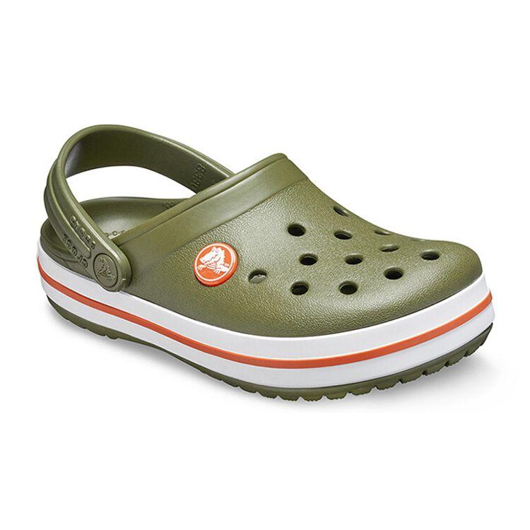 Crocs Zoccoli Classici Calzature Bambino Verde Militare 204537-3TB