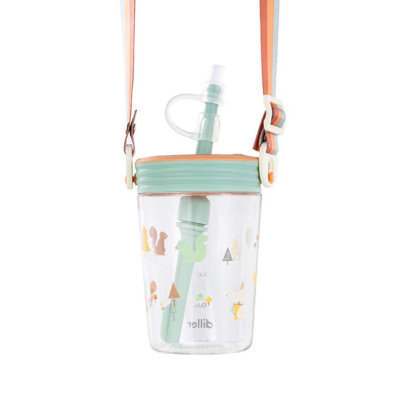 Dileber Straw Plastic Cup 550ml