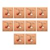Pack of 10pcs Zinc Alloy Ladybird Daisy Keychain Charm Lightweight Nature Inspired Accessories For Bags Keys