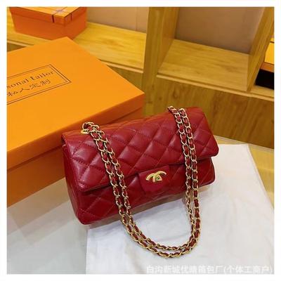 Nouveau sac à bandoulière brodé de losanges style Xiaoxiang pour femme, sac à bandoulière messenger polyvalent et tendance