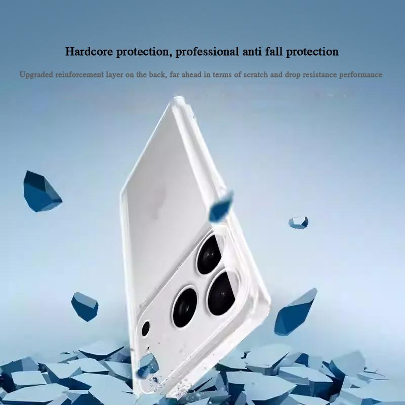 Crystal Clear Ultra Thin Flexible TPU Silicone Case for iPhone 17 Pro Max Air 5G Transparent Soft Protective Cover Accessories