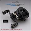 HEIGHTEN Fan Series 88/90/115mm Reel Handle with 22mm Knob for Shimano, Daiwa, and Abu Baitcasting Reels (Black, 90mm) (865)