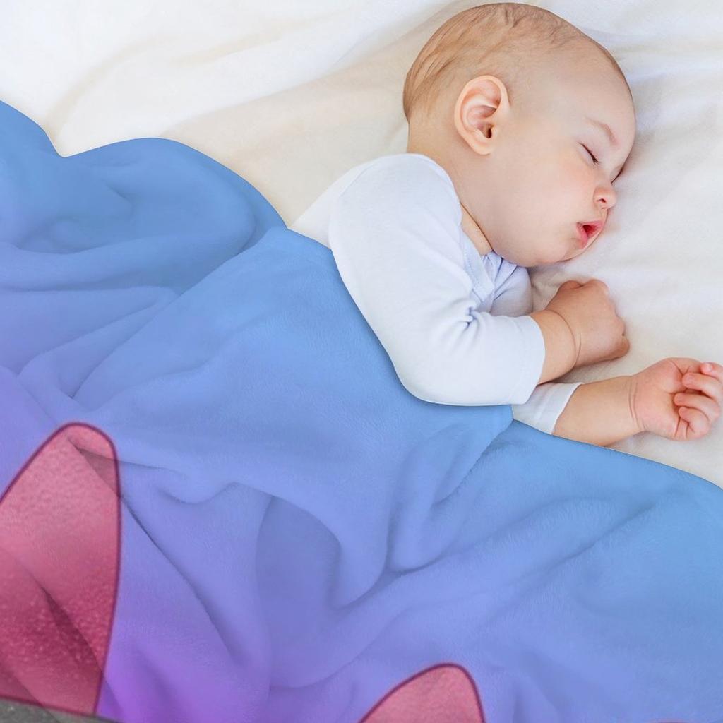 Punchy Pyukumuku Throw Blanket Anime Luxury St Plaid Nap Blankets