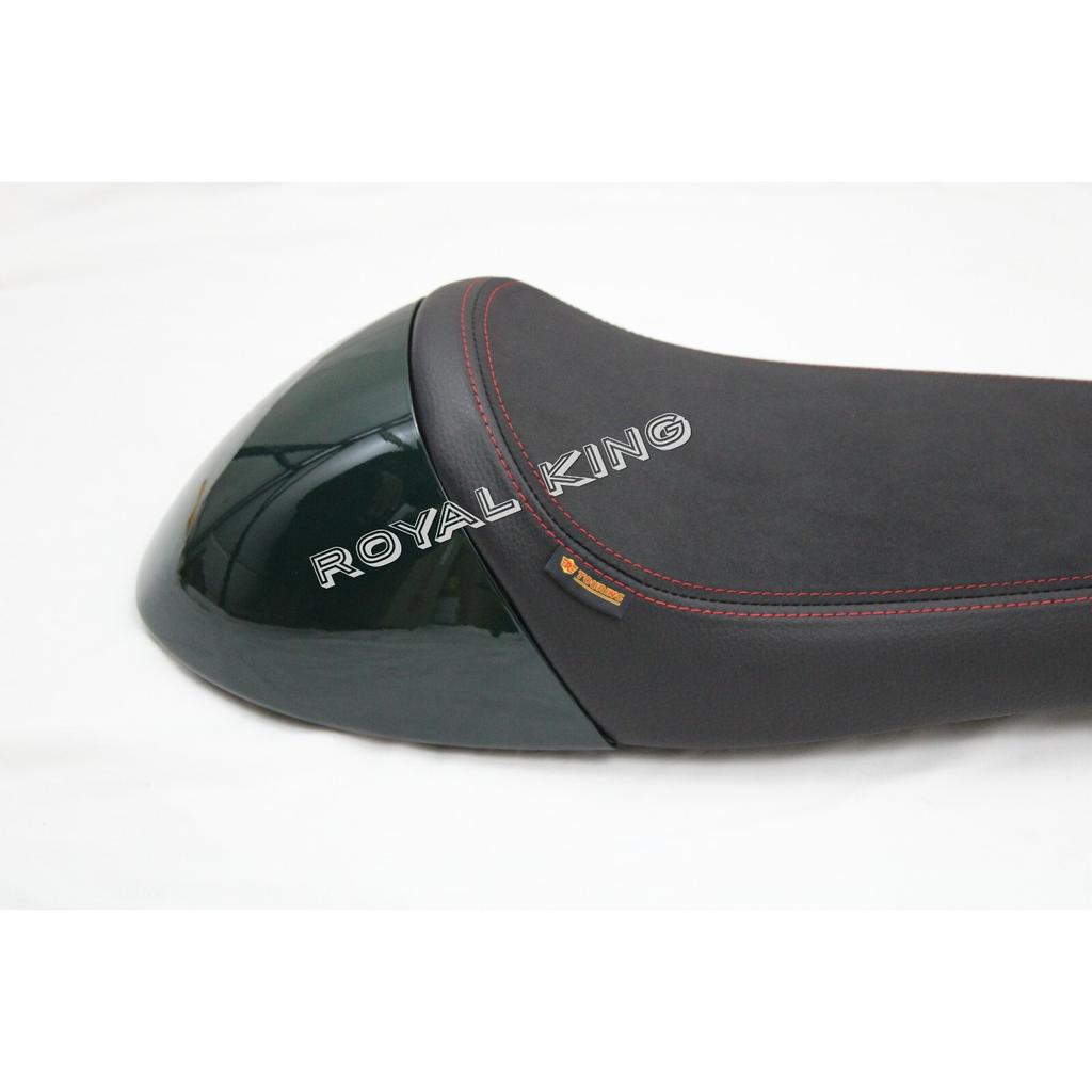 Royal Enfield "Interceptor 650" "Premium Touring Rider Seat" & "Green Cowl"