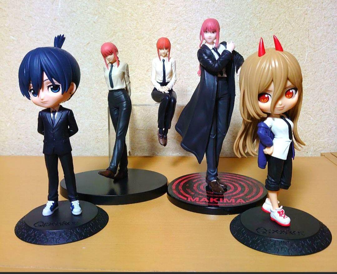 

[Б/У] Человек-бензопила qposket Аки Хаякава Пауэр Чоконос Макима Фигурка