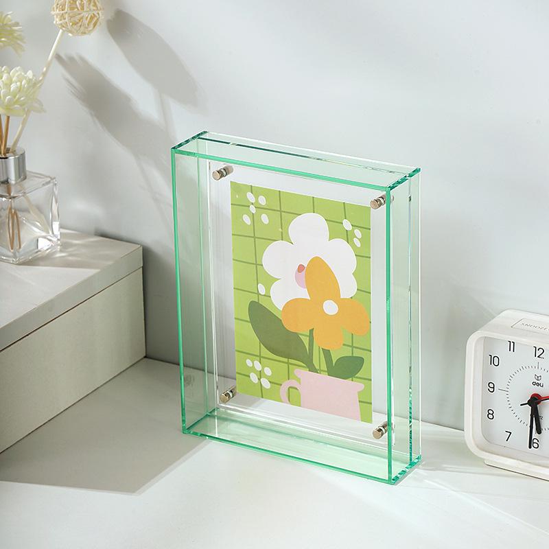 Modern Minimalist Rectangular Acrylic Wall Hanging Display Frame