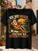 I Have Nothing To Do I Am Retired Relaxed Older Unisex In Hammockmountains Coffee Clock and Book Warm  Unisex All TShirt