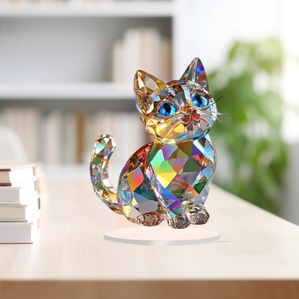 Acrylic Animal Decor 2D Flat Sign DIY Ornament for Holiday Office Businesses