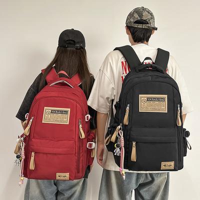 Mochila Estudantil Estilo Universitário Unissex Viagem Grande Capacidade