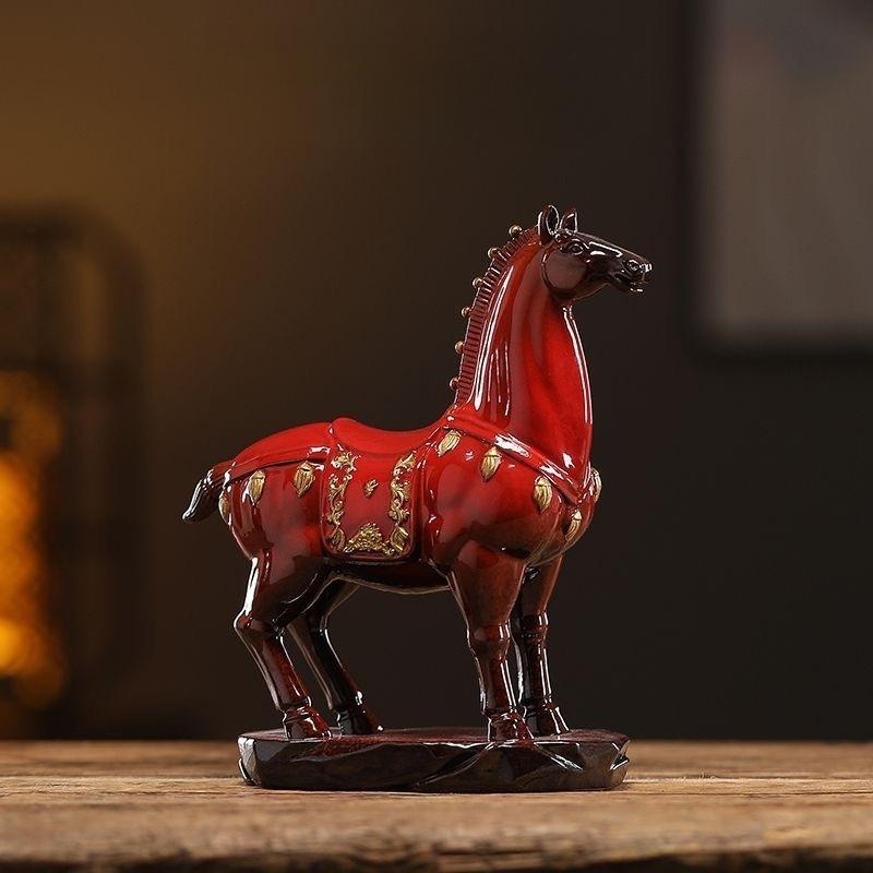 Ceramic ornaments light luxury living room bedroom bedside ornaments decorative entrance new home gifts merchandise tea pet