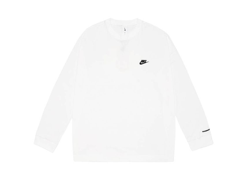 DR0097-100/DR0098-100 PEACEMINUSONE PMO NIKE LS Tee White G-DRAGON