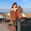 Women's Fashionable and Warm Double-sided Fleece-lined Thick Coat for Autumn and Winter
