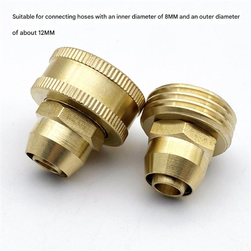 Outdoor Irrigation Quickly Connects Adapter Hose Fitting With Anti Corrosion Brasses Construction Universals