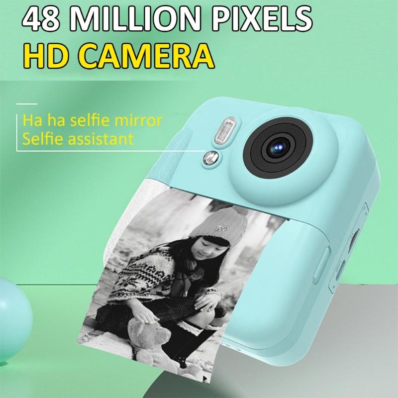 Childrens Digital Camera Set with Printing and for Easy Photo Transfer PC Safe Design