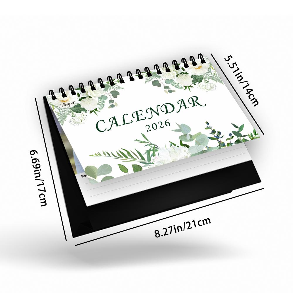 1pc Customizable 2026 Calendar, Personalized Desk Calendar with Uploadable 6 Photos, Birthday Christmas New Year Gift, Calendar